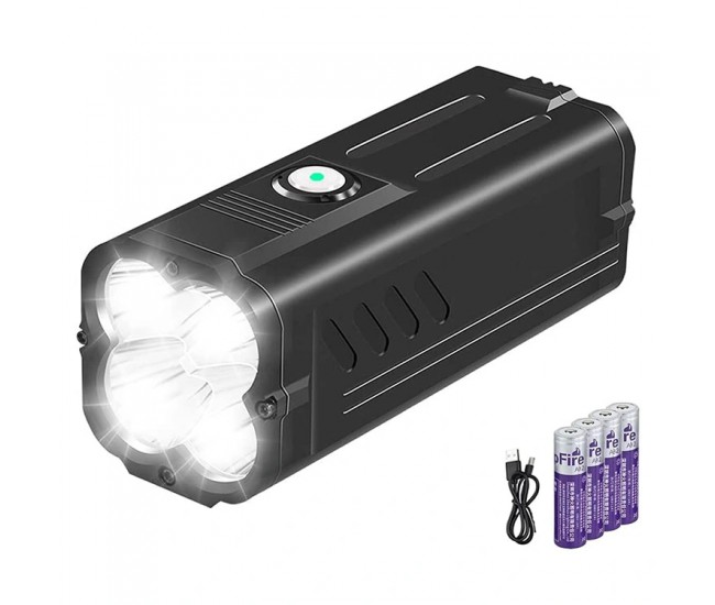 Lanterna LED Superfire M20, 6000lm, 362M, incarcare USB-C, 72W, acumulator 10400mAh