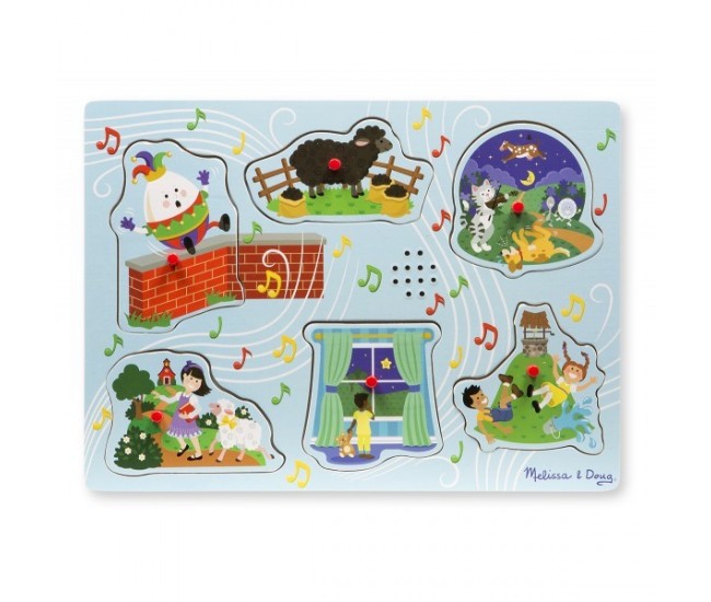 Puzzle cu sunete cantecele copilariei 2 - melissa and doug