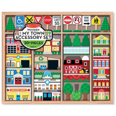 Figurine din lemn orasul meu - melissa and doug