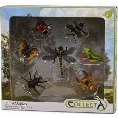 Set 7 figurine insecte collecta