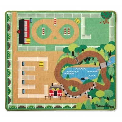 Covor de joaca ferma calutilor - melissa and doug