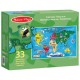 Puzzle de podea harta lumii world map melissa and doug