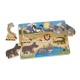 Puzzle din lemn animalele safari