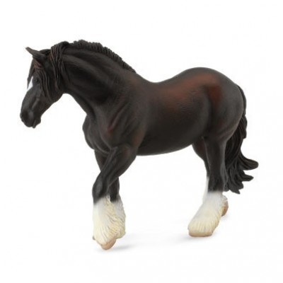  figurina cal negru shire xl collecta