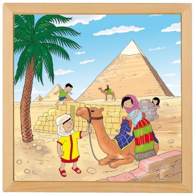 Puzzle minunile lumii piramide - educo