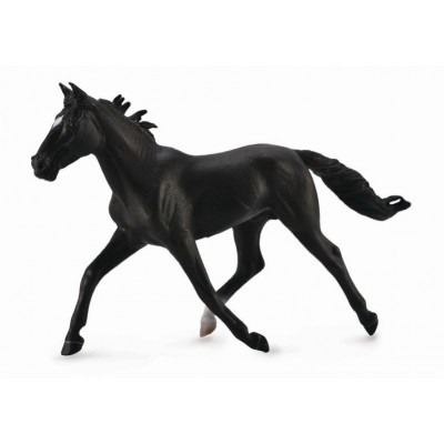 Figurina armasar standardbred pacer black collecta