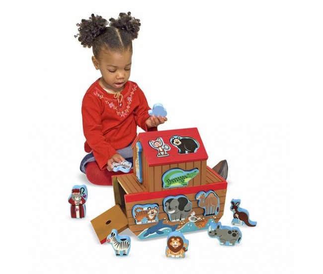 Set de joaca din lemn arca lui noe melissa and doug