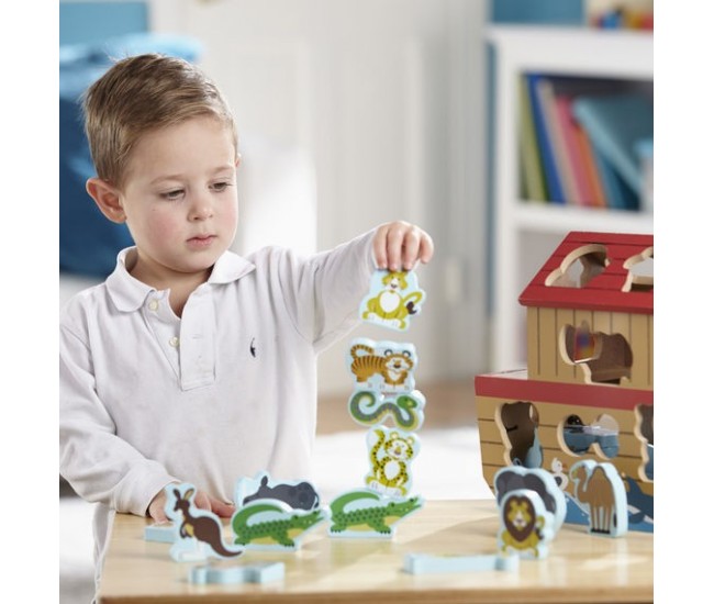 Set de joaca din lemn arca lui noe melissa and doug