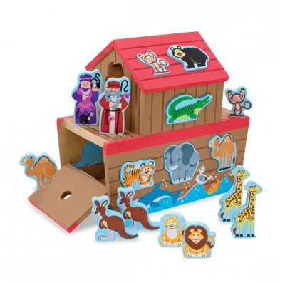 Set de joaca din lemn arca lui noe melissa and doug