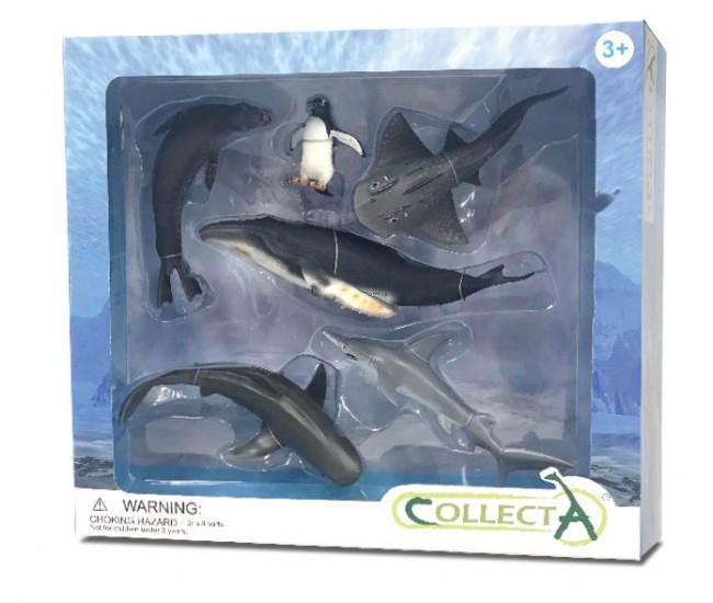 Set 6 figurine viata marina - collecta