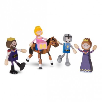 Set figurine flexibile familia regala - melissa & doug