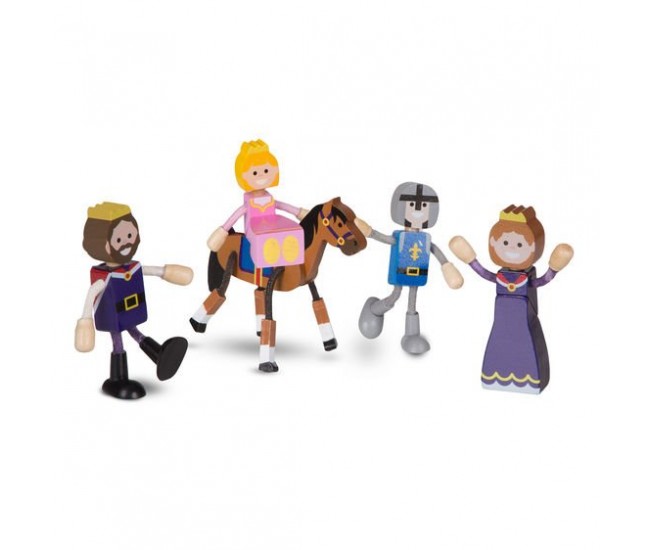 Set figurine flexibile familia regala - melissa & doug