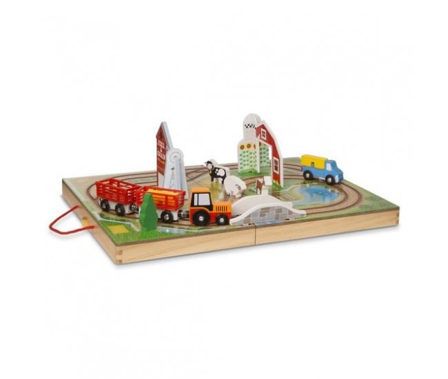 Set de joaca portabil ferma - melissa & doug