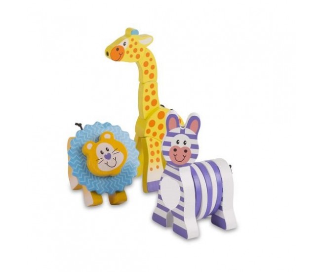 Set 3 jucarii pentru motricitate safari - melissa & doug