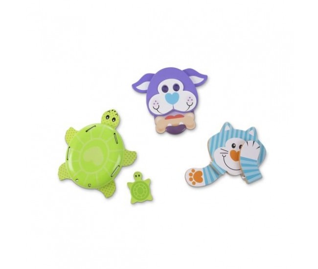 Set 3 jucarii pentru motricitate animale de companie - melissa & doug