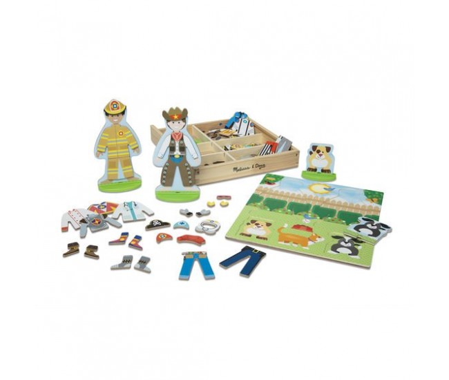 Set de joaca magnetic meserii - melissa & doug