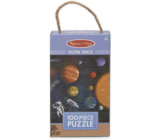 Primul meu puzzle eco din carton spatiul - melissa & doug