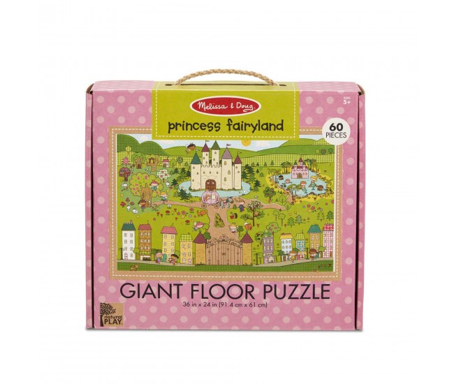 Primul meu puzzle de podea eco tinutul printelesor - melissa & doug