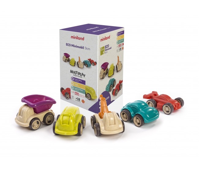 Set 5 vehicule 12 cm minimobile eco