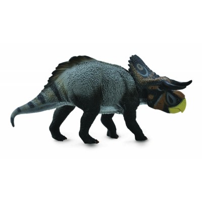 Figurina dinozaur nasutoceratops pictata manual l collecta