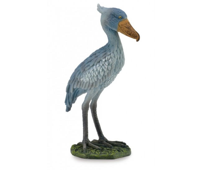 Figurina pasare shoebill pictata manual l collecta