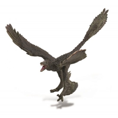 Figurina dinozaur microraptor pictata manual xl collecta