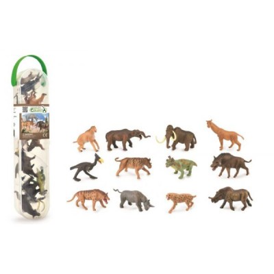 Cutie cu 12 minifigurine animale preistorice