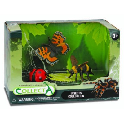 Set 3 figurne insecte pictate manual sob collecta