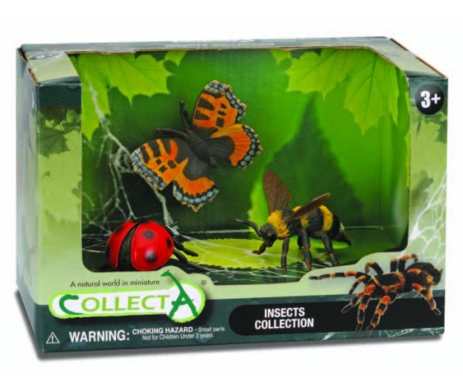 Set 3 figurne insecte pictate manual sob collecta