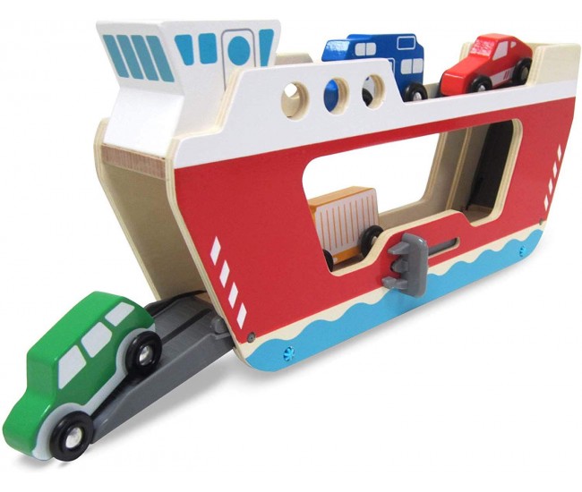 Set de joaca din lemn feribot- melissa and doug