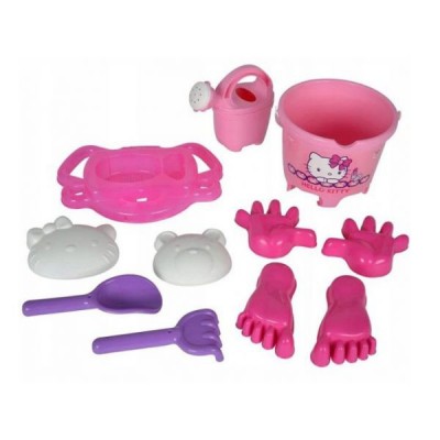 Set jucarii de nisip si galetusa hello kitty