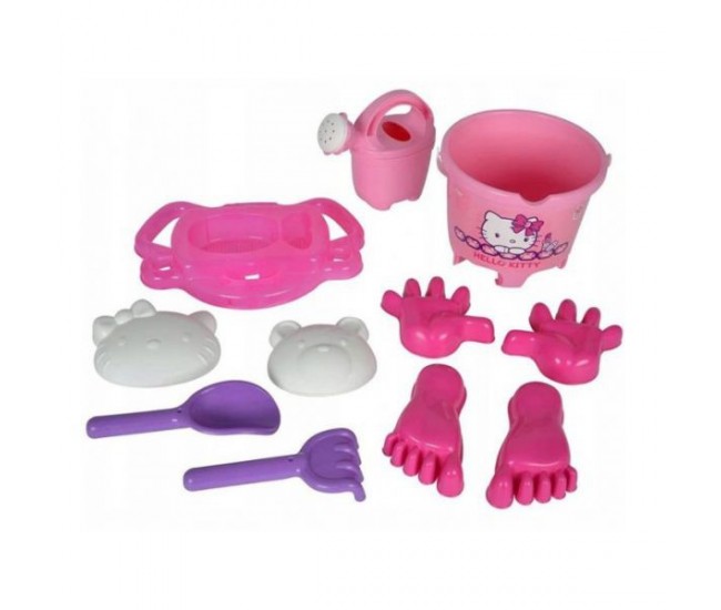 Set jucarii de nisip si galetusa hello kitty