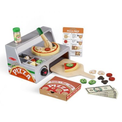 Set de joaca din lemn cuptorul de pizza - melissa and doug