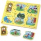 Puzzle de lemn cu sunete cantecele copilariei melissa & doug