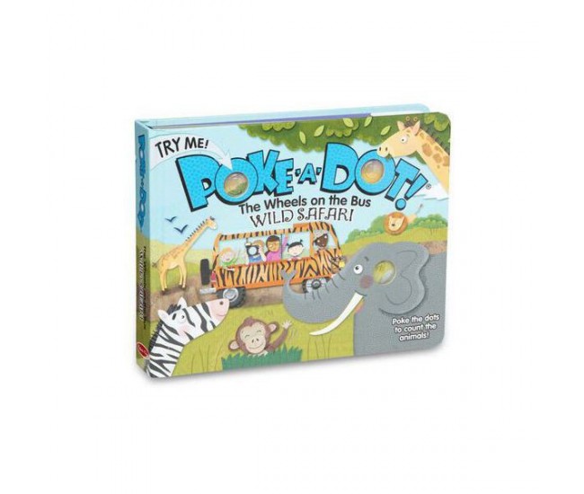 Carticica copii caravana safari - poke-a-dot melissa & doug