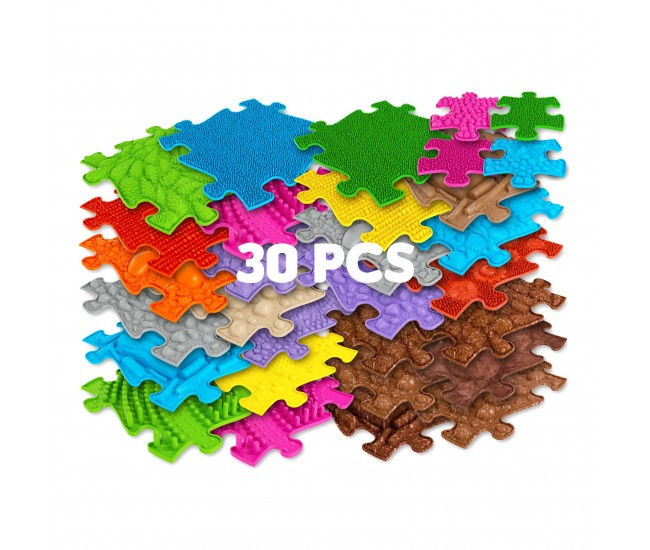 Set covorase ortopedice senzoriale puzzle set royal a muffik