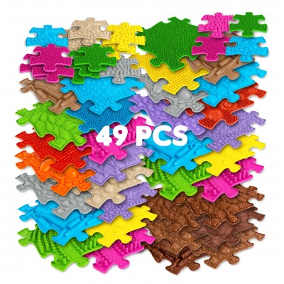 Set covorase ortopedice senzoriale puzzle diamant a muffik