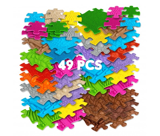 Set covorase ortopedice senzoriale puzzle diamant a muffik