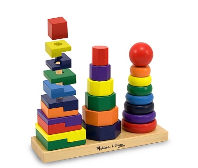 Forme geometrice de stivuit melissa and doug