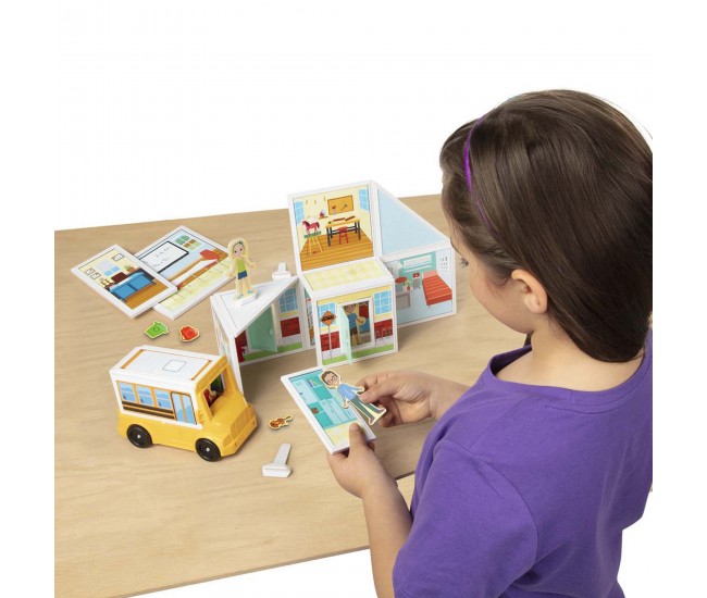 Set magnetic de joaca la scoala - melissa & doug