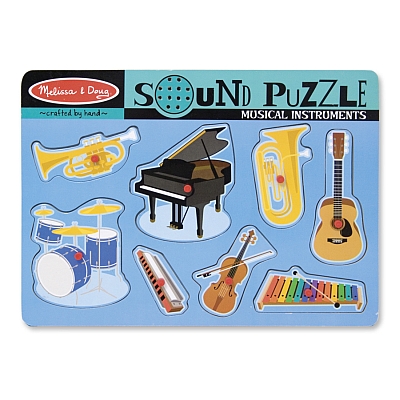 Puzzle sonor instrumente muzicale melissa and doug