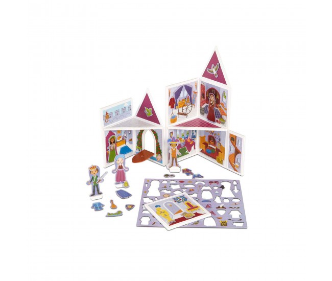 Set de joaca magnetic castel medieval - melissa & doug