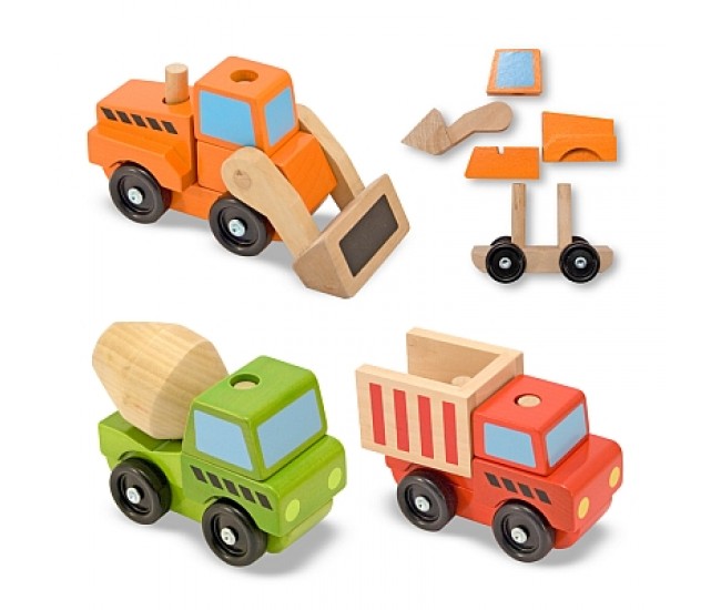 Vehicule utilitare pentru constructii din lemn melissa and doug