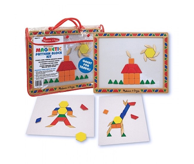 Joc de constructii magnetic melissa and doug