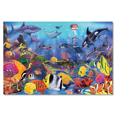 Puzzle de podea viata subacvatica melissa and doug