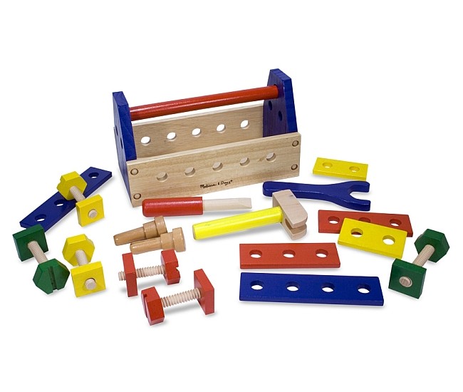 Ladita din lemn cu scule melissa and doug