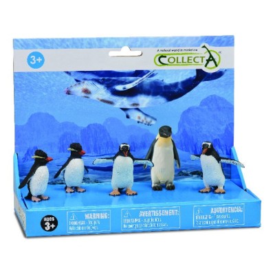 Set 5 figurine pictate manual pinguini