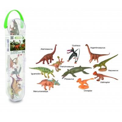 Cutie cu 10 minifigurine dinozauri set 3