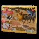 Calendar de craciun collecta cu figurine pictate manual viata la ferma 84178