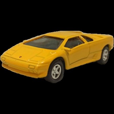 Masinuta die cast 7.5 cm, scara 1:60, lamborghini galben